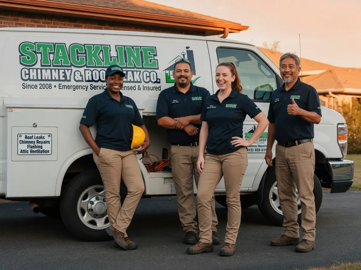 Chimney flashing repair company in Jamestown, NC